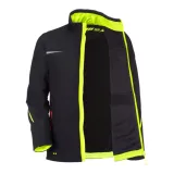 Куртка Softshell Strauss e.s.motion 2020, розмір M, чорна / сигнально-жовта / сигнально-помаранчева (65.51.250)