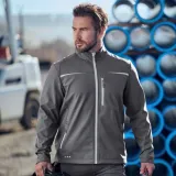 Куртка робоча Softshell Strauss e.s.motion 2020, 285 г/м², розмір S, антрацит/платина (65.69.246)