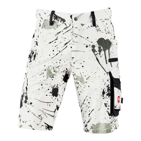 Шорти робочі Strauss e.s. Shorts Painter, 245 г/м², розмір 52, білі/графітові (95.60.452)