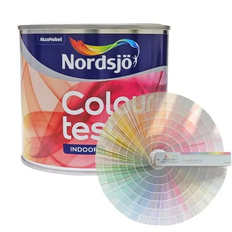 Латексная краска Sadolin Professional Colour Test Indoor для стен, белая, BW, 0.5 л (5220070)