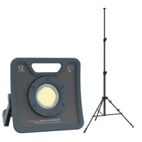 Прожектор переносной SCANGRIP 12 000 lumen NOVA 12 + SCANGRIP TRIPOD 3M for Life (с Bluetooth управлением) (49.0596)