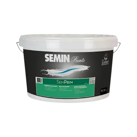 Акриловая грунтовка SEMIN SEM PRIM для стен и потолков для внутренних работ, белая, 15 л (107767)