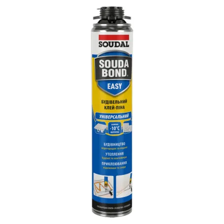 Пена-клей зимняя Soudal SOUDABOND EASY GUN 750 мл (000010000000802EWB)