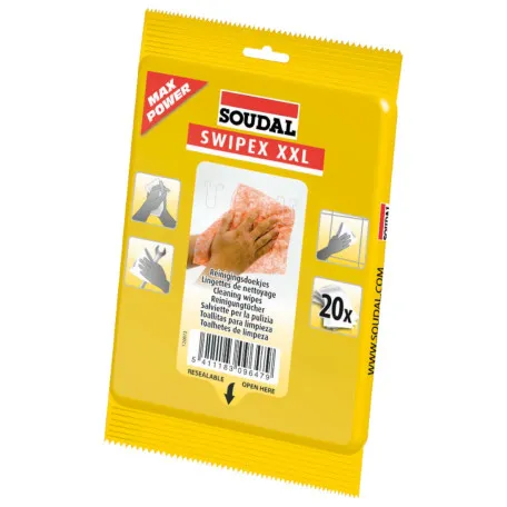 Салфетки чистящие Soudal SWIPEX 20шт. (000050000000100001)