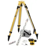 Нивелир оптический STABILA OLS 26: (26x, 2 мм/км, штатив, рейка, кейс) (18460)