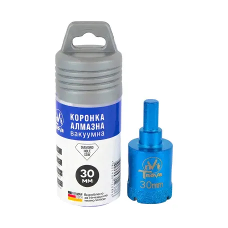 Алмазная коронка вакуумного спекания T-Nova, 30 мм, под дрель (60312388)