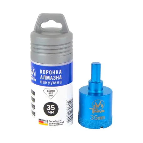 Алмазная коронка вакуумного спекания T-Nova, 35 мм, под дрель (60312390)