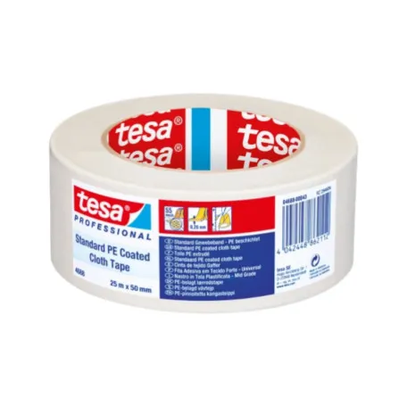 Армированная лента TESA GAFFER белая 25м х 50мм 5/1 (t04688-00043-01)