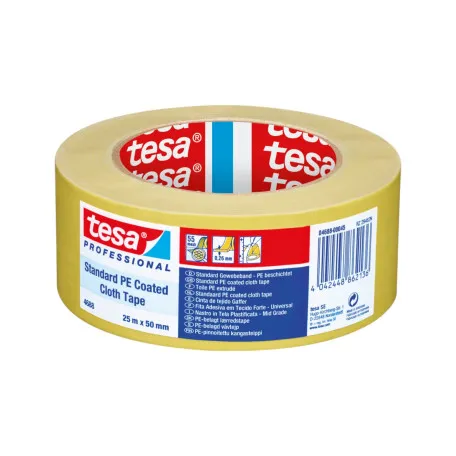 Армированная лента TESA GAFFER желтая 25м х 50мм 5/1 (t04688-00045-01)