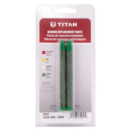 Комплект зеленых фильтров TITAN для красок без резьбы, сетка 30 меш. (89957)