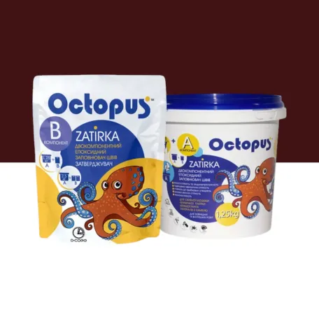Двухкомпонентная эпоксидная затирка Octopus Zatirka, цвет 8299, 1,25 кг (ZATIRKA82990125)