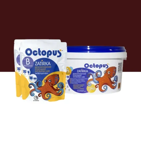 Двокомпонентна епоксидна фуга Octopus Zatirka, колір 8299, 2,5 кг (ZATIRKA8299025)