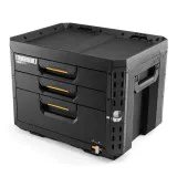 Ящик для инструмента ToughBuilt StackTech Drawer Locking Box с 3-мя выдвижными ящиками (TB-B1-D-73)