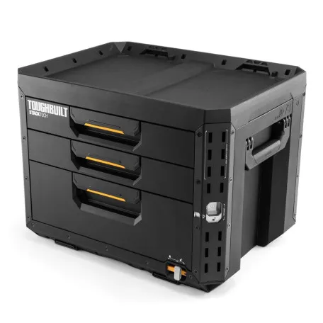 Ящик для инструмента ToughBuilt StackTech Drawer Locking Box с 3-мя выдвижными ящиками (TB-B1-D-73)