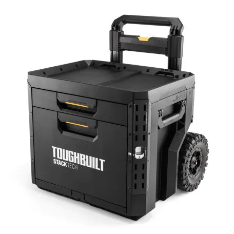 Ящик для инструмента ToughBuilt StackTech Rolling Locking Box с 2-мя выдвижными ящиками (TB-B1-D-R92)