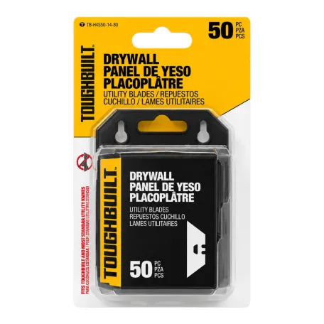 Трапецієподібні леза ToughBuilt DRYWALL вуглецева сталь, 50 шт. в кофрі (TB-H4550-14-40)