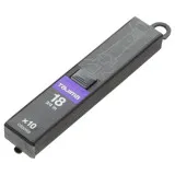 Сегментні леза TAJIMA DORA Razar Black Blade, 18мм, 10 шт. (CB50RB)