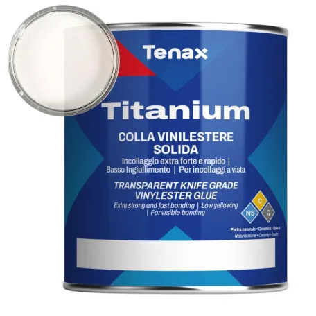 Клей Tenax для камня TITANIUM White 1л (05001)