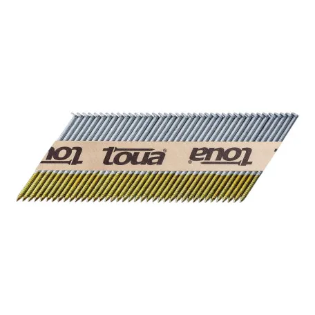 Реечные гвозди Toua 2,8x50 мм для нейлера ершеные гальванизированные D34, 3000 шт (D342850)