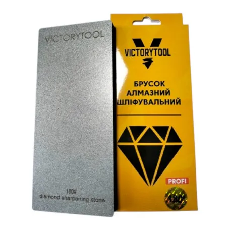 Брусок алмазний шліфувальний VICTORYTOOL 170х75х13мм Р180 (BR180)