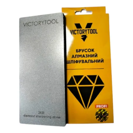 Брусок алмазний шліфувальний VICTORYTOOL 170х75х13мм Р240 (BR240)