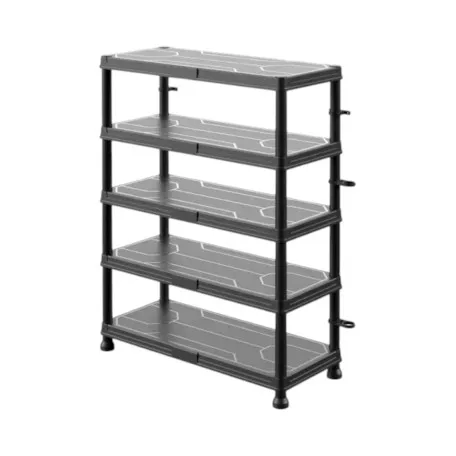 Система стеллажей QBRICK SYSTEM REGULAR Low 60/30см, 4 полки, 100 кг (5901238263289) (REGQRS60304LCZAPG001)
