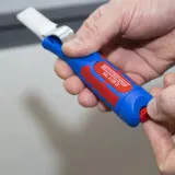 Нож для удаления изоляции WEICON для кабелей № 4 – 28 G мм, с двухкомпонентной ручкой из пластика (10012851)