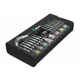 Набор инструментов метрический  Wera 8100 SB 6 Zyklop Speed ​​3/8 с трещоткой (05004046001)