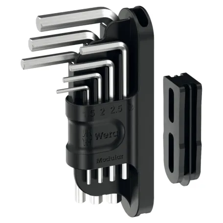 Набір Г-подібних HEX-ключів WERA Tool-Check Modular Hex-Plus 1, 7 предметів (5049003001)