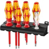 Набор отверток диэлектрических WERA Kraftform Plus 160i/165i/7 Rack Pozidriv (05006148001)