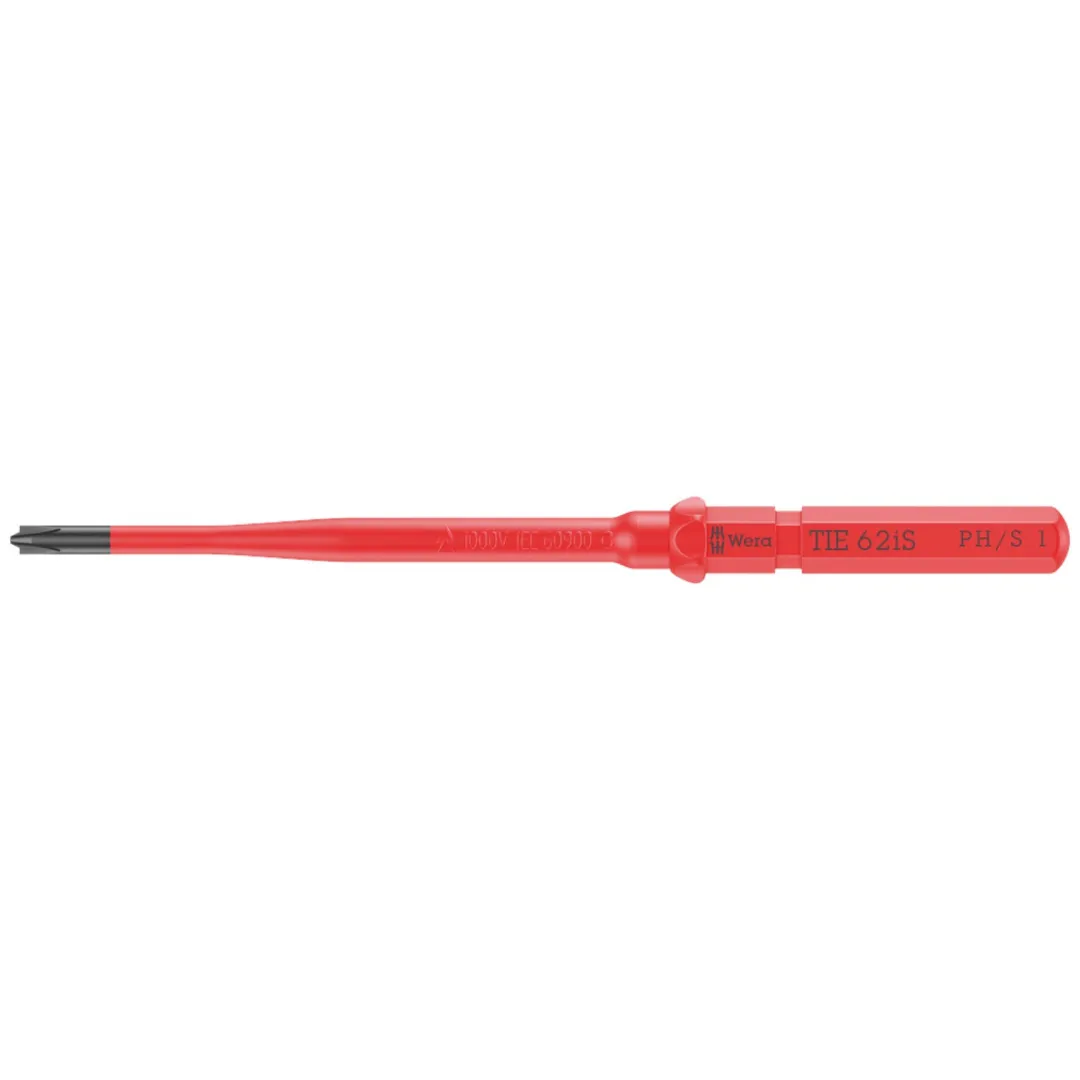 Сменная диэлектрическая насадка WERA Kraftform Kompakt VDE 62iS TIE Slim PH/S #1, (05006516001)