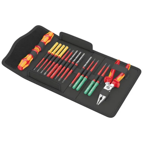 Отвертка с сменными насадками WERA Kraftform Kompakt VDE 17 Slim 1 TIE, (05006612001)