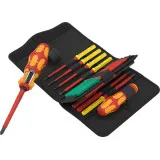 Отвертка с трещоткой со сменными насадками WERA Kraftform Kompakt VDE 17 RA 1 (05006618001)