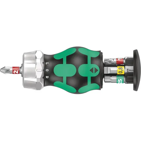 Ручка битодержатель с трещоткой WERA Kraftform Kompakt Stubby RA 2 (05008884001)