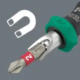 Отвертка с трещоткой и битами WERA Kraftform Kompakt 838 RA S Set 1, набор (05051060001)