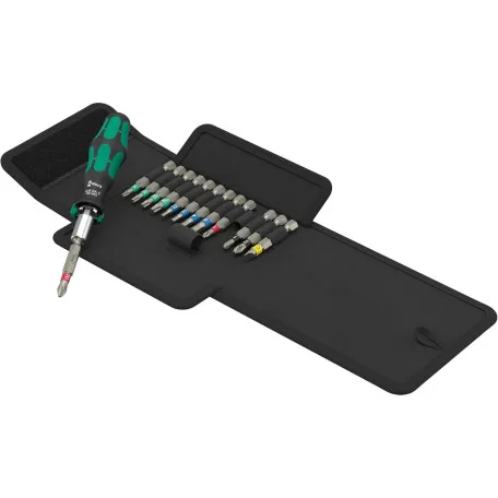 Отвертка с трещоткой и битами WERA Kraftform Kompakt 838 RA S Set 1, набор (05051060001)