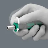 Отвертка с трещоткой и битами WERA Kraftform Kompakt 838 RA S Set 1, набор (05051060001)