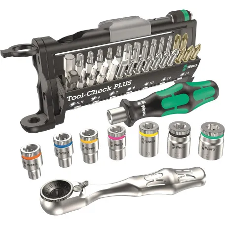 Набор бит с ключом трещоточкой WERA TOOL-CHECK PLUS, Zyklop mini (05056490001)