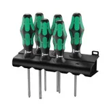 Набор отверток с подставкой WERA Kraftform Plus Lasertip 334/355/6 (05105656001)