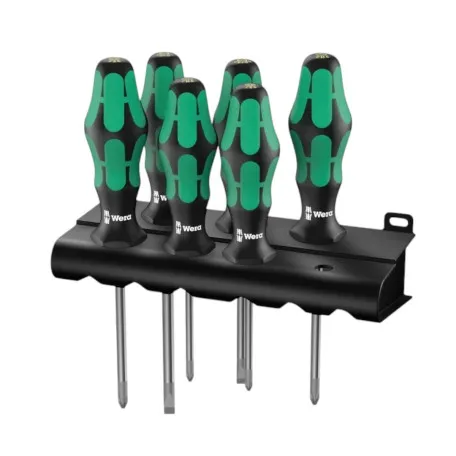 Набор отверток WERA Kraftform Plus Lasertip 335/350/355/6 Rack (05105622001)