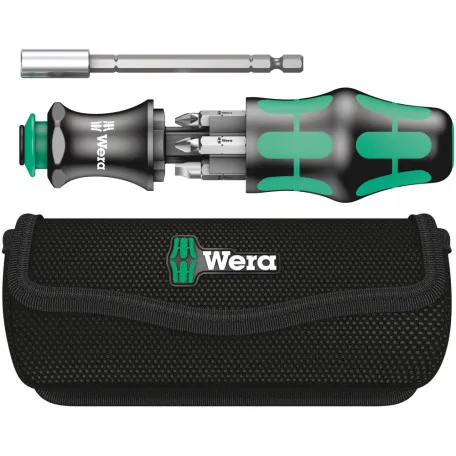 Отвертка с битами WERA KRAFTFORM KOMPAKT 28 набор+сумка (05134491001)