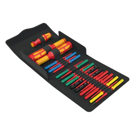 Динамометрическая диэлектрическая отвёртка WERA KK VDE Safe-Torque Speed Set 1, 0,4–4,0 Н·м, 23 предмета (5006633001)