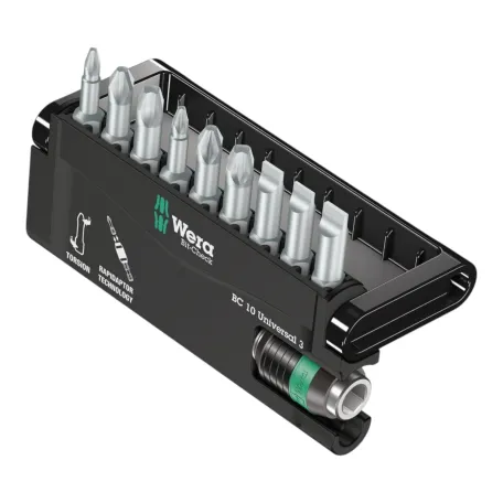 Набір біт WERA Bit-Check 10 Universal 3, 25 мм, 10 предметів (5056375001)