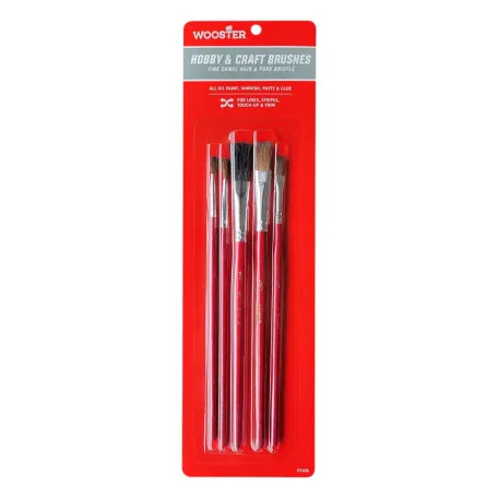Набір пензлів WOOSTER HOBBY CRAFT BRUSHES для художників, 5 шт. (F5105)
