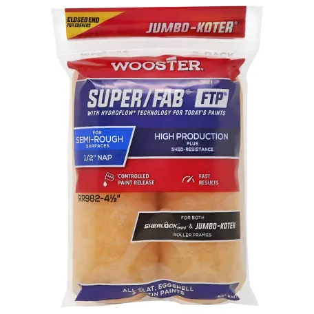 Комплект мініваликів Wooster Jumbo-Koter для тримача SHERLOCK mini. 114мм, ворс 13 мм, 2 шт. (RR982-4½)