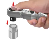 Трещотка Wurth телескопическая с шарниром 1/2'' удлиненная 294-432 мм (07151392)