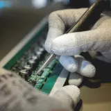 Перчатки монтажные Wurth TOUCH ESD, полиуретан покрытие, р.9 (0899404419)
