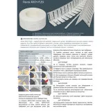 Стрічка кутова Strait-flex Arch-Flex для прямих і арочних кутів композитна, 30м (SFAF30)