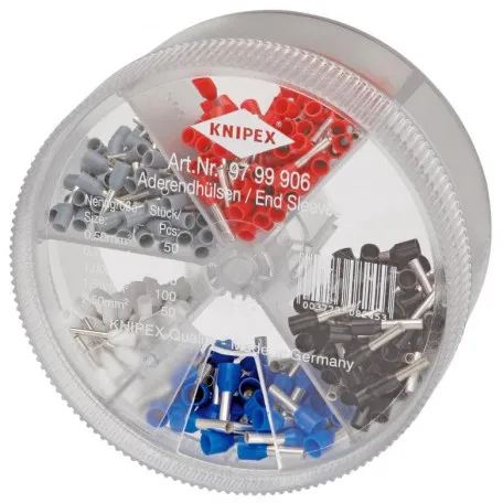 Набор изольованних контактных гильз Knipex, 0,5-2,5 мм² (97 99 906)