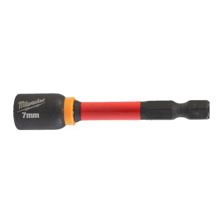 Торцевая головка MILWAUKEE Shockwave 1/4 дюйма, шестигранная, 7 мм (4932492437)